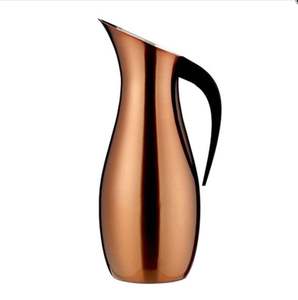Elegant pure copper water jug with <b>modern</b> design and polished finished for classic luxury home decor - Product Image 1