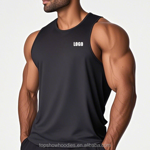 Powerlifting เสื้อกล้ามโพลีเอสเตอร์สำหรับผู้ชายเสื้อกล้ามโพลีเอสเตอร์สำหรับใส่ออกกำลังเสื้อกล้ามออกกำลังเสื้อวิ่งออกกำลังกาย - Product Image 5