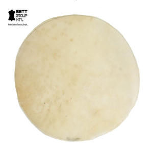 Peau de buffle naturelle ronde, vellum, parchemin, peau de buffle blanchie, imperméable, durable, accessoires de meubles, Trust - Product Image 2