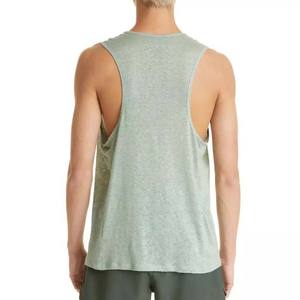 Factory Price Gym Wear Man Tank <b>Top</b> Sport Singlets Men Stylish High Vest Custom Logo Men's Gym Plain <b>Sleeveless</b> Tank <b>Tops</b> 2025 - Product Image 3