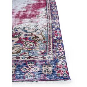 Alfombra de Lana Anudada a Mano Estilo Vintage, Roja y Naranja con Patrón de Medallón para el Hogar -Pae-1339 - Product Image 4