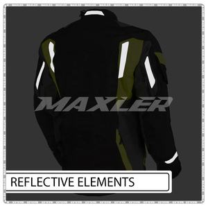 Veste de moto tout-terrain imperméable pour homme en Cordura avec protection CE niveau 2 pour homme avec MOQ BAS - Product Image 6