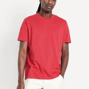 Camiseta de Algodón Grueso para Hombre, Diseño de Logotipo Personalizado de Alta Calidad, Ropa Lisa, Camisetas Holgadas para Hombre - Product Image 4