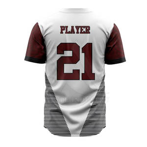 Impresión por sublimación Uniforme de béisbol cómodo Tamaño personalizado Ropa juvenil Uniforme de béisbol - Product Image 5