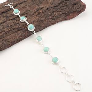 Pulsera de Tenis con Circonitas, Hecha a Mano, Plata de Ley 925, Cierre de Palanca, Joyería de Lujo para Mujer, Regalo - Product Image 3