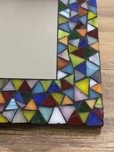 <b>Silver</b> mosaic <b>mirror</b>,round mosaic <b>mirror</b> - Product Image 4