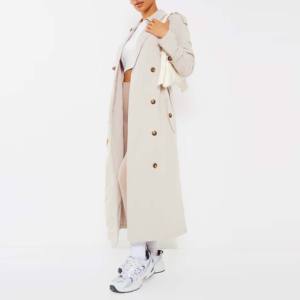 Nouveau Manteau Trench Femme 2026 en Cuir Véritable Imperméable Personnalisable – Haute Qualité, Élégant et Respirant - Product Image 2