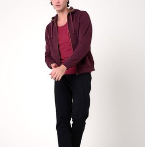 Sweat à capuche confortable et respirant pour hommes, vente en gros, logo personnalisé, vêtements de fitness à capuche - Product Image 2