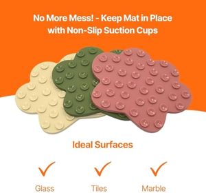 Bulk Silicone Licking Pad for Pet BPA Free Non Slip Feeding Mat Dishwasher Safe Slow <b>Feeder</b> Calming Enrichment for Dogs and <b>Cats</b> - Product Image 5