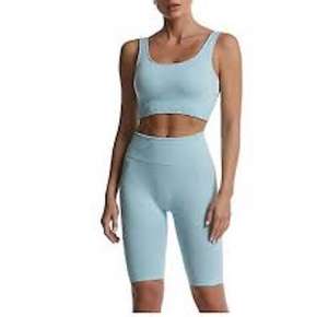 Vestido de yoga personalizado sin espalda para mujer, fabricación y exportación en la India - Product Image 1