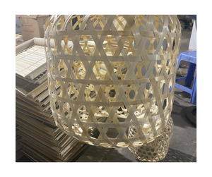 Lámpara de bambú Premium de exportación de Vietnam, lámpara colgante natural tejida a mano perfecta para el hogar y el mercado mundial - Product Image 5