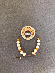 Pendientes de ratán hechos a mano para mujer, aretes geométricos de ratán, regalo de fiesta de cumpleaños, Akina - Product Image 4