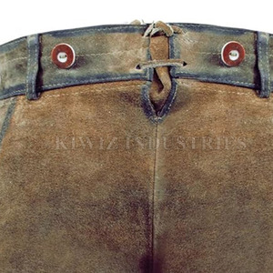 Pantalones cortos de cuero bávaro al por mayor ligeros Pantalones cortos de cuero bávaro cómodos Pantalones cortos bávaros de cintura elástica - Product Image 5