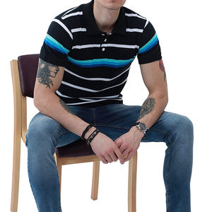 Services OEM Fabrication en usine de haute qualité pour hommes pour polos Nouvelle mode Design personnalisé avec motif solide Fabrication de dessus - Product Image 3