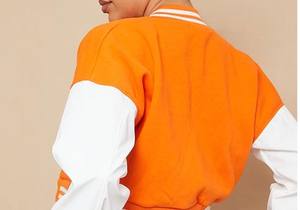 Women's Custom Letterman Baseball Varsity <b>Jacket</b> Fall Winter Quilted Breathable Wool <b>Lining</b> Embroidered Eco-Friendly OEM - Product Image 4