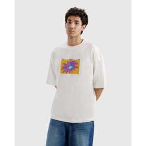 เสื้อยืดพิมพ์ลายศิลปะนามธรรมผ้าฝ้ายออร์แกนิค 100% รุ่นฟิตเนส น้ำหนัก 300 กรัม เสื้อยืดดีไซน์เนอร์แบบอัดแน่น - Product Image 3