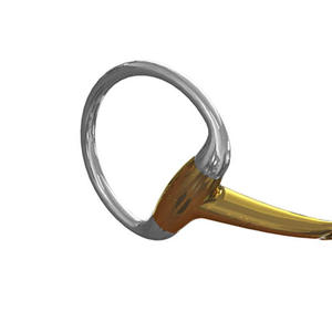 Mèche à bout d'œuf articulée en cuivre, mèche à cheval en acier inoxydable, amure équestre, équipement d'entraînement et d'équitation - Product Image 4