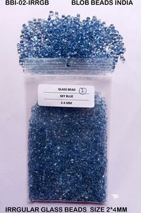 Cuentas de vidrio irregulares para señalización de carreteras creativas, cuentas de vidrio que necesitan cuentas de vidrio de Murano hechas a mano de La India - Product Image 3