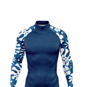 Service OEM Rash Guards unisexes respirants de haute qualité 100% polyester Anti-UV Séchage rapide Manches longues Rash Guards à bas prix - Product Image 3