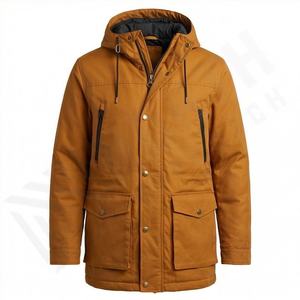 Veste parka en duvet imperméable pour homme, style tendance, épaisse, pour l'hiver, rembourrage en coton, réversible, vêtements d'extérieur, vente en gros, vêtements thermiques - Product Image 1