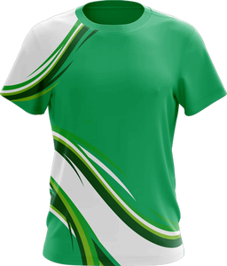 T-shirt décontracté d'été pour homme en polyester/coton respirant imprimé par transfert thermique - Product Image 6