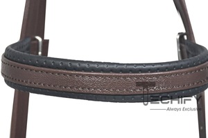 Extra cómodo cuero marrón Look Horse Endurance Halter Material de PVC duradero para montar en senderos y carreras largas - Product Image 3