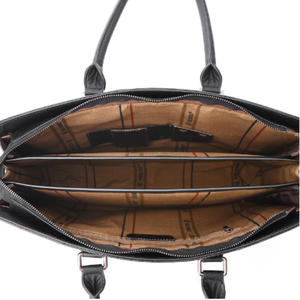 Nouvelle sacoche d'affaires de luxe pour homme, portable, en cuir microfibre, imperméable, avec logo personnalisé, pour ordinateur portable, pour le bureau - Product Image 5