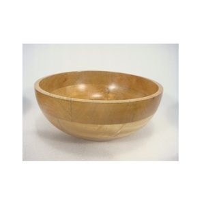 Tazón para servir de forma redondeada de madera de mango Natural de alta calidad de aspecto moderno para sopa de salsa sin verduras, tazón para servir comida de arroz - Product Image 3
