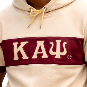 Kappa Alpha Psi Kream <b>Short</b> <b>Sleeve</b> <b>Hoodie</b> Nupe Greek Fraternity Premium Streetwear - Product Image 5
