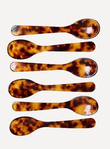 STRIPES CUSTOM STRIKING HECHO A MANO 100% Servidores de ensalada de resina para uso doméstico y hotelero Incluye cuchara de helado Servir ensalada - Product Image 3