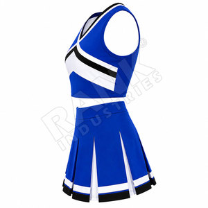 Venta Directa de Fábrica, Uniforme de Porristas Hecho en Pakistán, Uniforme de Porristas con Color Personalizado - Product Image 3