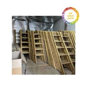 <b>Bamboo</b> <b>Ladder</b> For Home Organization Storage And Display Eco Friendly Durable Furniture With Intricate Carved Craftsmanship - Product Image 5