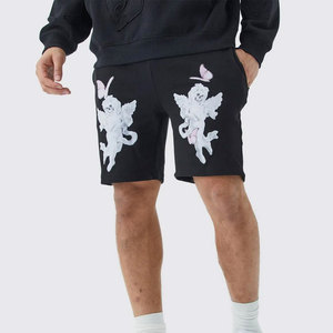 Shorts en coton pour hommes personnalisés de haute qualité 100% coton polaire formation survêtement course décontracté français éponge Shorts sweat Shorts 2024 - Product Image 1