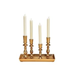 Linternas cuadradas de vela de cuerpo de metal de forma ancha con color personalizado para Navidad con los tamaños de 22x24x22cm - Product Image 2