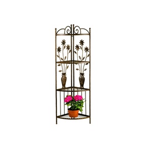 Wholesale Large Floor Metal Flower <b>Vases</b> Stands Wedding Metal Flower <b>Vase</b> Gold Antique Cast Iron Handmade Design - Product Image 3