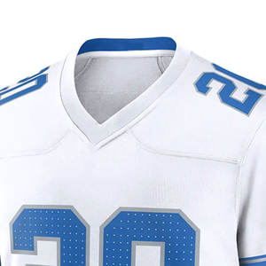 Sublimación personalizada Camiseta de fútbol americano Imprimir nombre en la parte delantera y trasera Camiseta de ventilador personalizada Camiseta de fútbol americano - Product Image 3