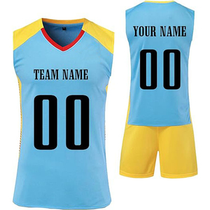Vente en gros de vêtements de sport OEM uniformes de volleyball à sublimation personnalisés pour hommes et femmes concevez vos propres vêtements de volleyball sans manches - Product Image 5