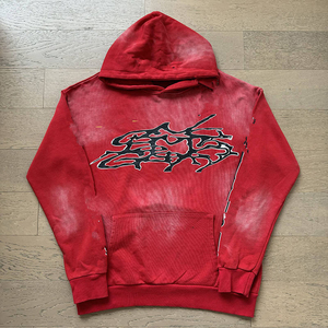 Men High Cotton Embroidered <b>Fleece</b> Hoodies 100% Cotton Heavyweight Oversize Logo Wreath Sweatsuit <b>Sweatshirt</b> Pants Hooded - Product Image 6