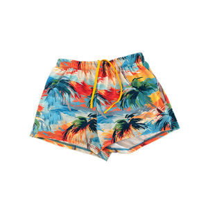 Short de rugby de rue haute personnalisé OEM 100% polyester respirant imperméable à la taille élastique fermeture à cordon imprimé par sublimation - Product Image 4