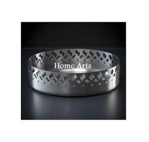 Nuevo diseño Utensilios de cocina Cuenco para servir alimentos Cuenco para servir chocolate de color plateado de acero inoxidable de Home Arts - Product Image 4