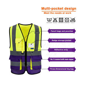Ropa DE TRABAJO Chaleco de seguridad más vendido Llegada caliente Chaleco DE SEGURIDAD Último diseño Chaleco de seguridad de alta visibilidad - Product Image 5