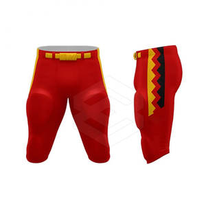 กางเกงฟุตบอลอเมริกันผู้ชายปรับแต่งได้2024กางเกงเปล่าระบายอากาศไซส์ใหญ่พิเศษ - Product Image 2