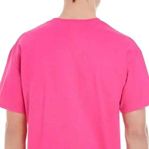 T-shirts Homme Col Rond Manches Courtes Couleur Personnalisée 100% Coton Tissu Peigné Vêtements d'Été Vente en Gros Coupe Slim Séchage Rapide Respirant 2026 - Product Image 3