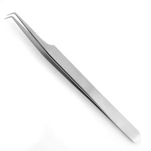 Pinzas de aislamiento de alta calidad, doble curva, puntos rectos afilados con punta de fibra, agarre perfecto para las pestañas, nunca se desliza - Product Image 5