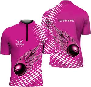 เสื้อเจอร์ซีย์โบว์ลิ่งสำหรับผู้ใหญ่และเยาวชนผ้าแห้งเร็ว - Product Image 1