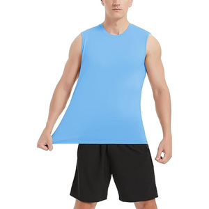 Perfectas para usar solas, estas versátiles camisetas sin mangas son adecuadas para cualquier actividad física fabricada en Bangladesh. - Product Image 2