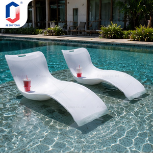 Tumbona Plegable Ajustable con Cojín, Resistente a la Intemperie, para Piscina, Playa, Patio, Hogar, Resort, Hotel, Silla de Descanso - Product Image 4