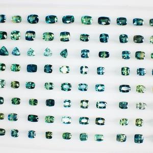 Zafiro verde azulado natural de calidad AAA calentado exclusivo de la mina Kanchanaburi, certificado IGI brillante y raro - Product Image 3