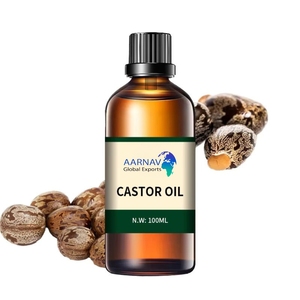 Natural <b>Organic</b> <b>Cold</b> <b>Pressed</b> <b>Castor</b> <b>Oil</b> Pure Essential <b>Oil</b> Premium for Body Care Bulk OEM/ODM GMP ISO for HALAL Certified India - Product Image 1