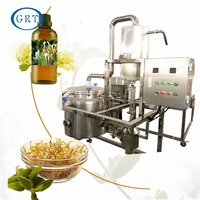 Machine de distillation d'huiles essentielles en acier inoxydable, distillateur à vapeur automatique pour l'extraction d'huiles végétales de lavande et de rose